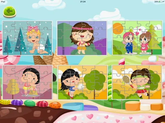 Capturas de pantalla de toddlers jigsaw puzzle activities for preschoolers iPad 