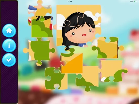 Capturas de pantalla de toddlers jigsaw puzzle activities for preschoolers iPad 