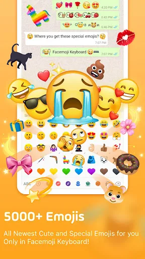 Facemoji AI Emoji Keyboard स्क्रीनशॉट