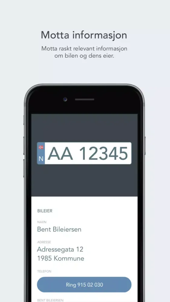 Bileier — Hvem eier bilen?应用截图