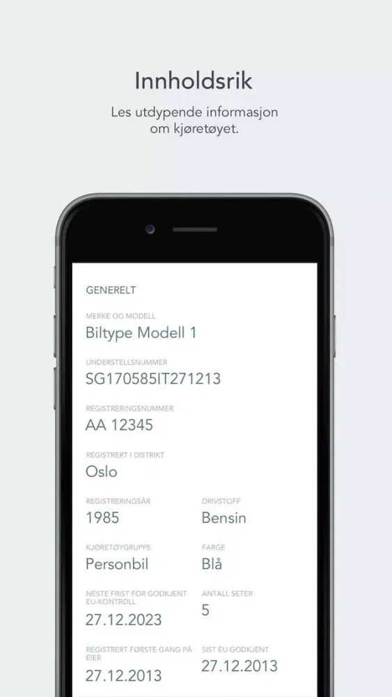 Bileier — Hvem eier bilen?应用截图