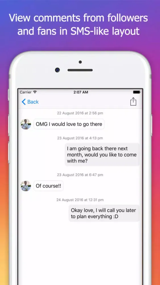 Get Followers, Get Comments for Instagram Screenshots