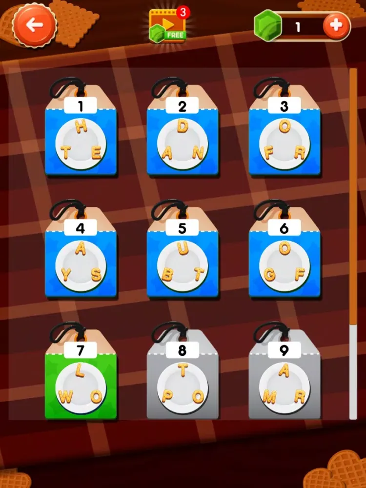 Tangkapan skrin Word Cook - Crossword Game iPad 