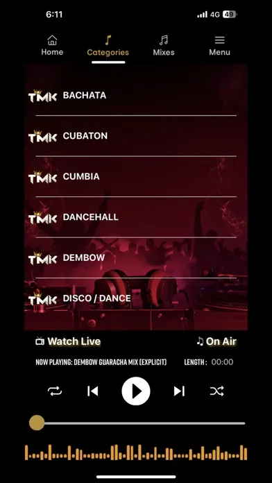Capturas de tela do The Mix Kings