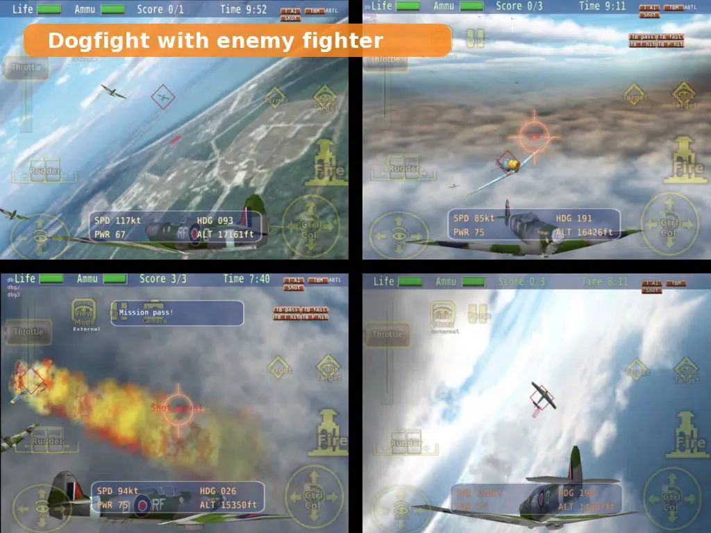Скриншоты Warbirds Spitfire iPad 