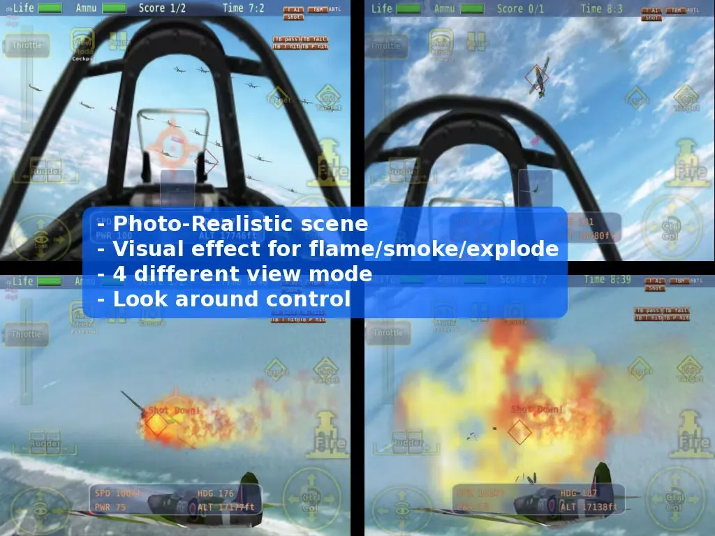 Скриншоты Warbirds Spitfire iPad 