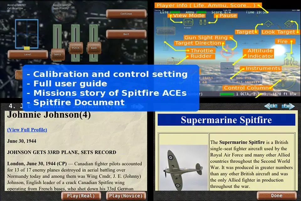 Скриншоты Warbirds Spitfire