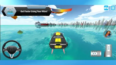 Floating Car - Water Races سکرین شاٹس