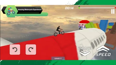 Captures d'écran de Motorcycle Rider Stunt 3D Sim