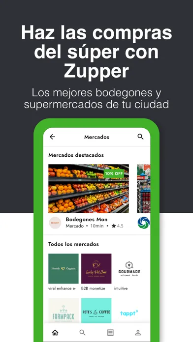 Zupper: comida a domicilio स्क्रीनशॉट