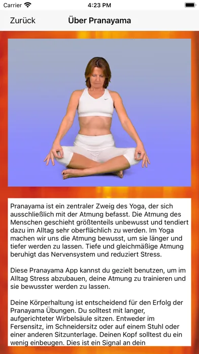 ภาพหน้าจอของ Yoga Pranayama