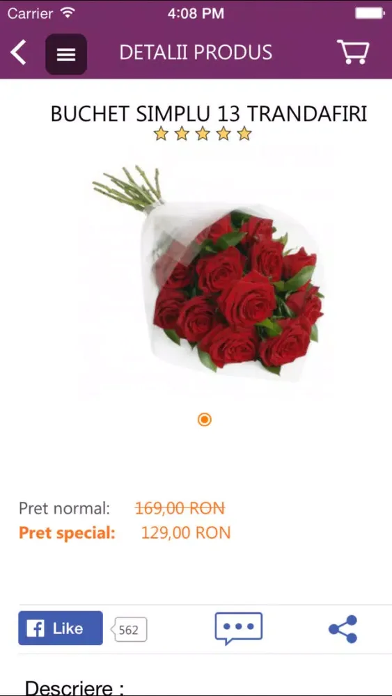 ภาพหน้าจอของ Floraria FlorideLux.ro
