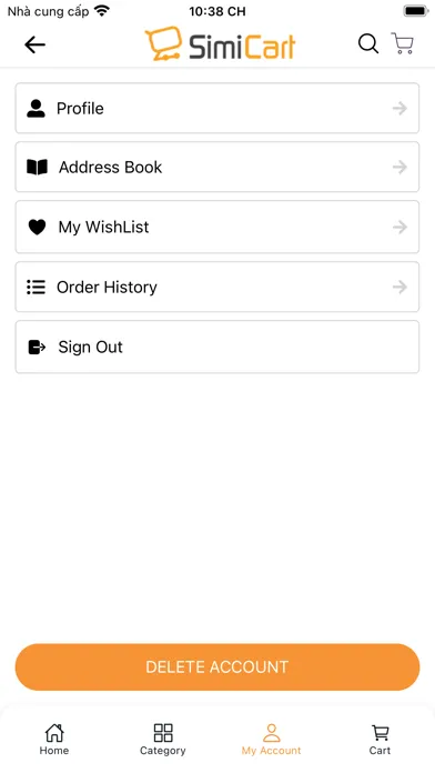 Simicart Mobile App Builder स्क्रीनशॉट