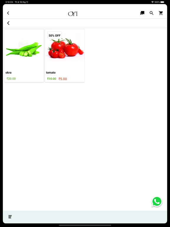 Screenshot di Oyi iPad 