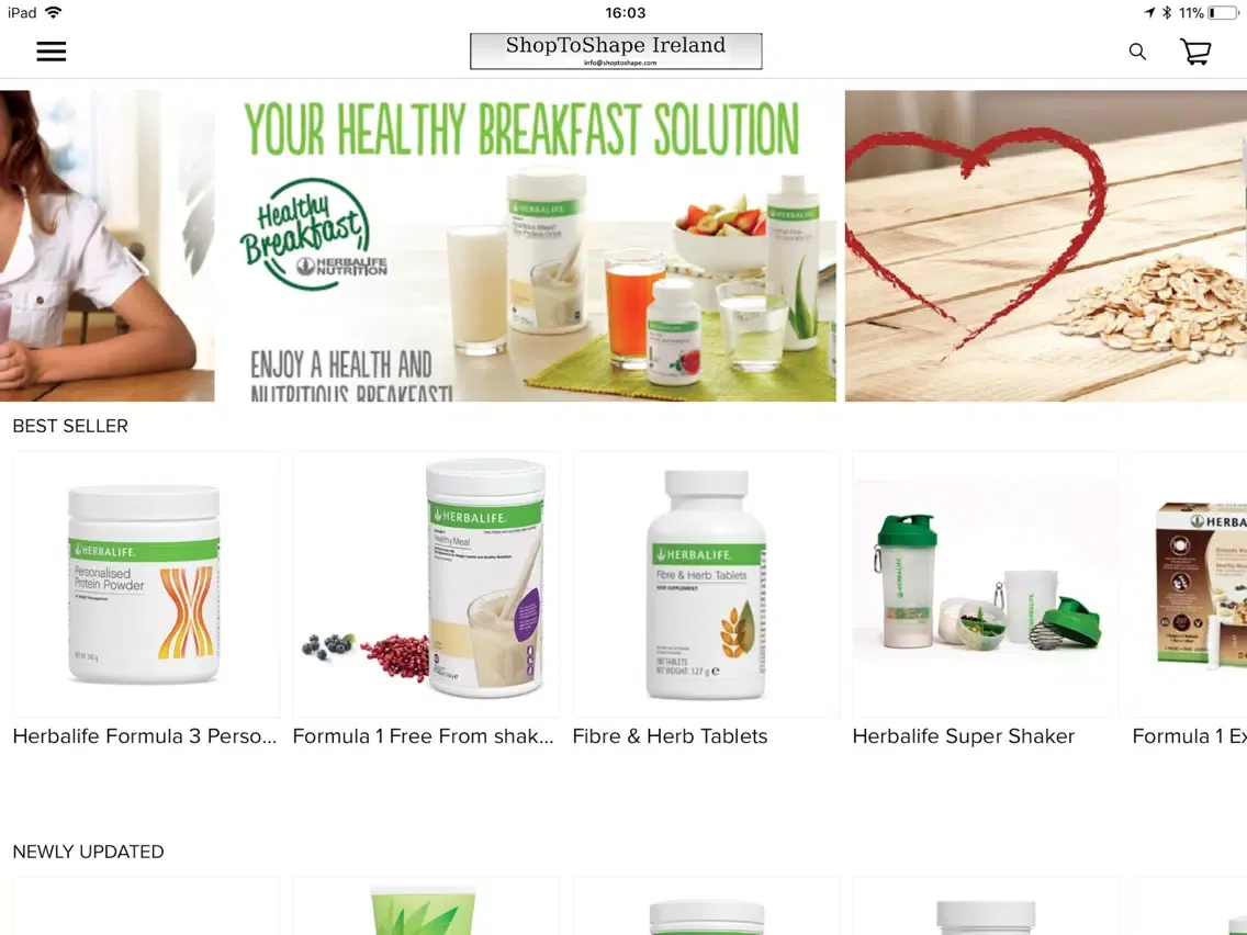 ShoptoShape Ireland - Independ iPad  স্ক্রিনশট
