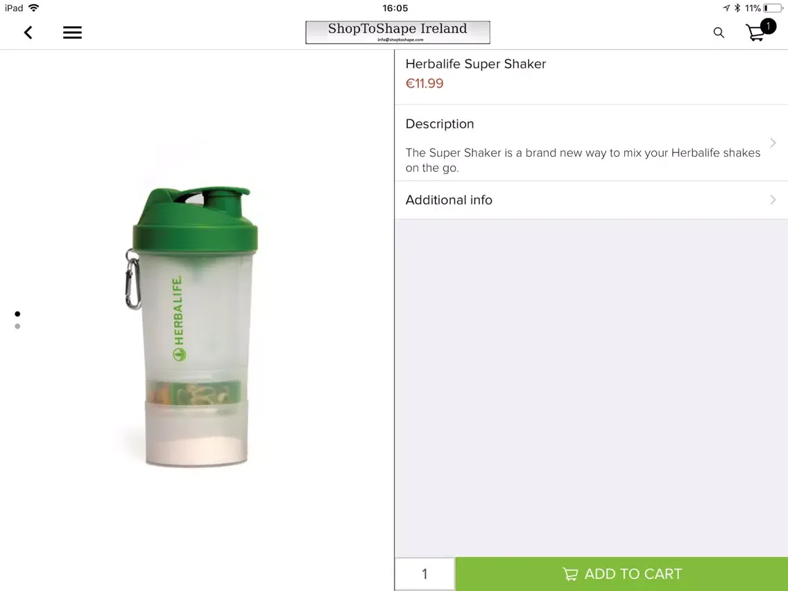 ShoptoShape Ireland - Independ iPad  স্ক্রিনশট
