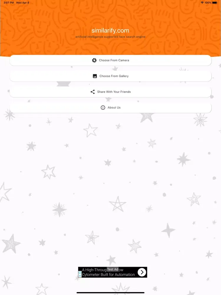Similarify - Find My Twin iPad 應用截圖