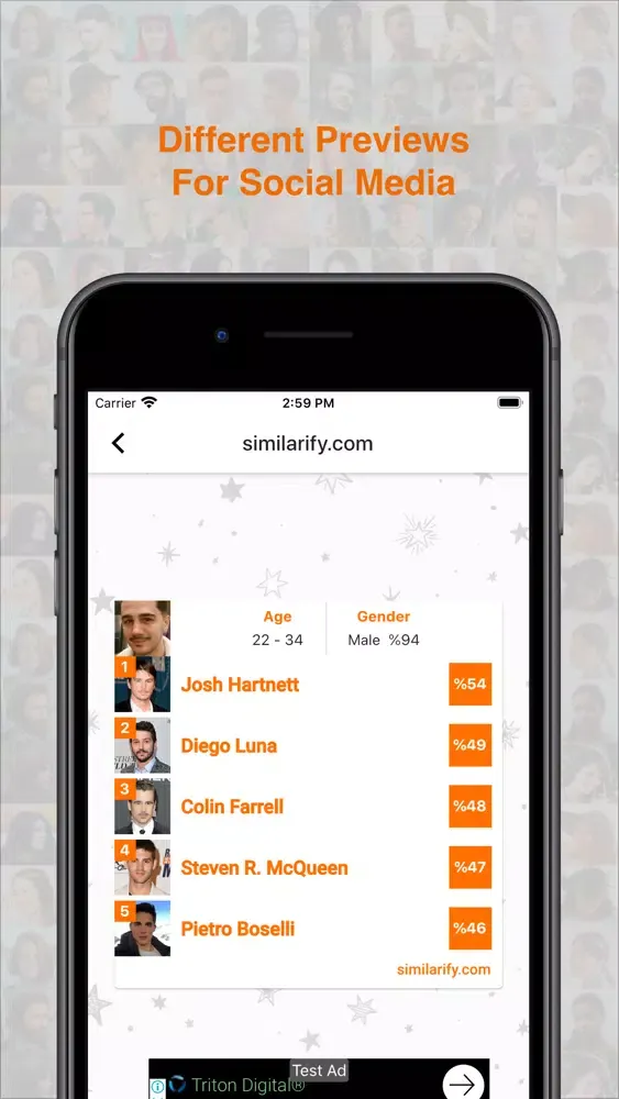 Similarify - Find My Twin應用截圖