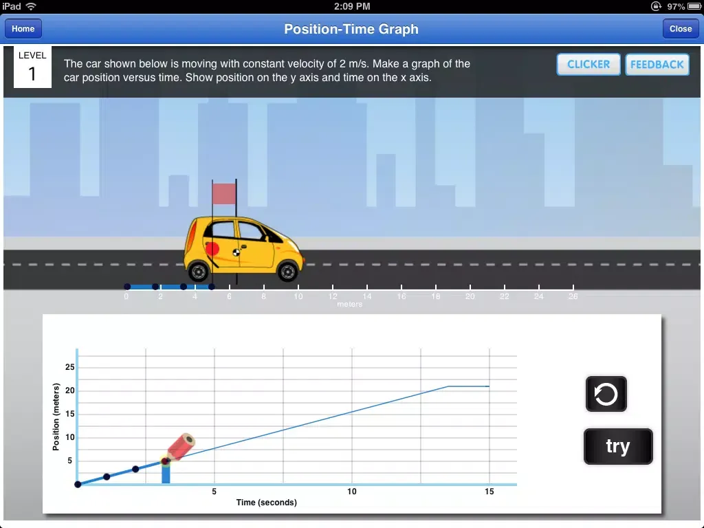 Tangkapan skrin SimPhysics iPad 
