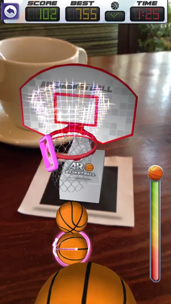 ARBasketball - Augmented Reality Basketball Game Ekran Görüntüleri