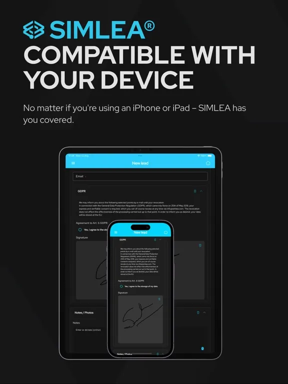 SIMLEA+ iPad 应用截图