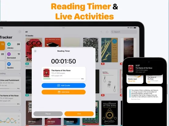 Book Tracker: Reading log iPad  スクリーンショット