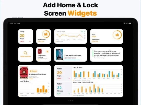Book Tracker: Reading log iPad  スクリーンショット