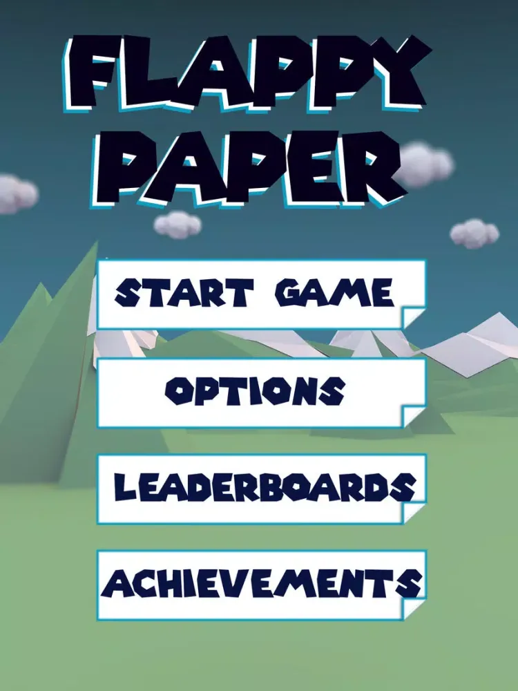 تصاویر Flappy Paper - Vola sulle ali del vento iPad 