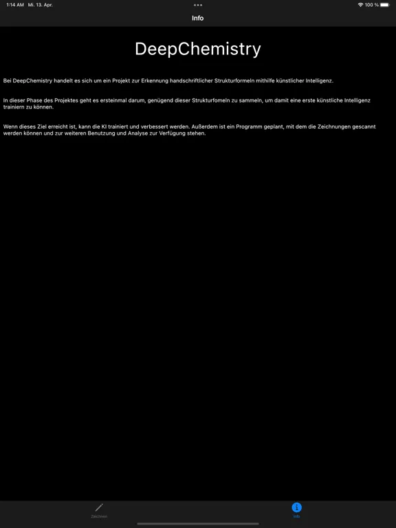 Скриншоты DeepChemistry iPad 