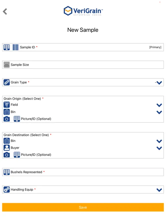 VeriGrain - Enterprise Series iPad  Ekran Görüntüleri