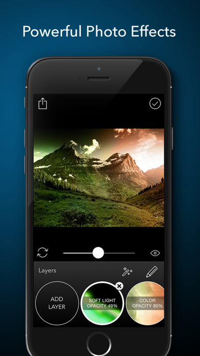 Ảnh chụp màn hình của Layered - Powerful photo editor, add texture layers to create stunning effects