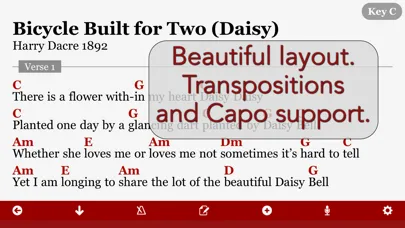 MySongbook - Lyrics and chords Screenshots