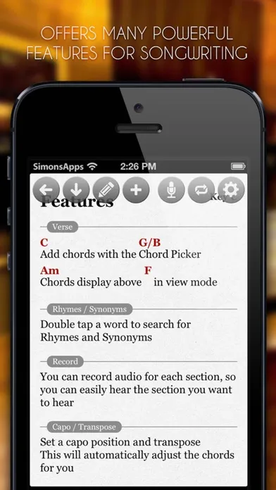 Song-Writer Lite: Write Lyrics Screenshots