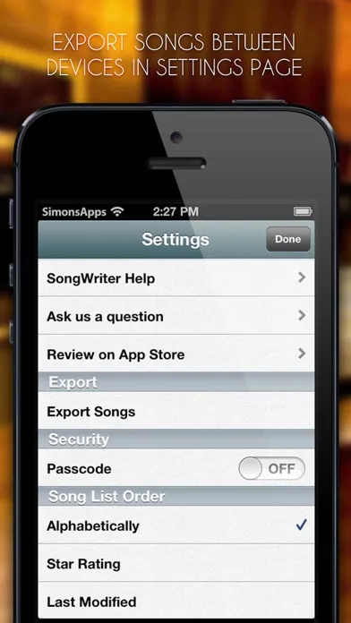 Song-Writer Lite: Write Lyrics Screenshots