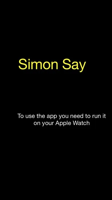 Tangkapan skrin Simon Say Watch Fun Edition