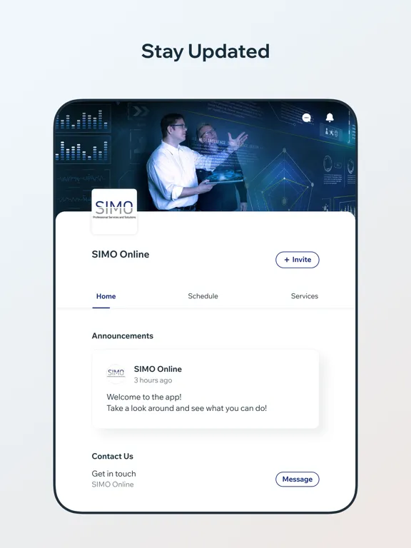 SIMO Online iPad  스크린샷
