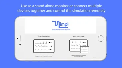 Captures d'écran de Simpl Patient Monitor