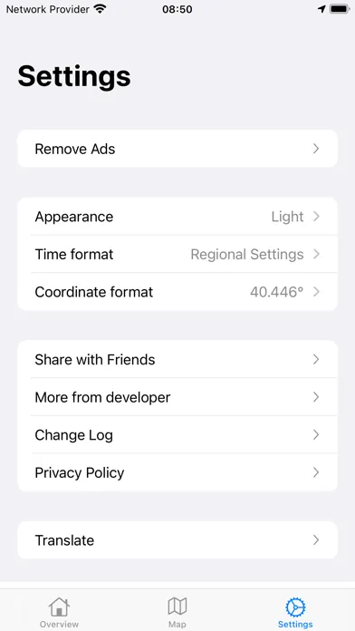 Golden Hour App Screenshots