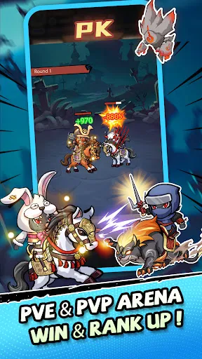 Ninja Cat - Idle Arena स्क्रीनशॉट