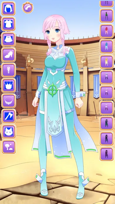 Tangkapan layar Dress Up - Anime Avatar