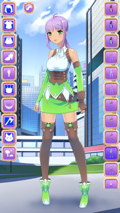 Tangkapan layar Dress Up - Anime Avatar