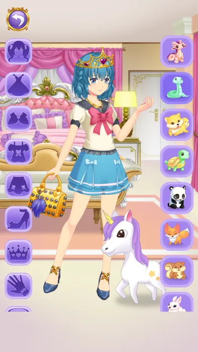Tangkapan layar Dress Up - Anime Avatar