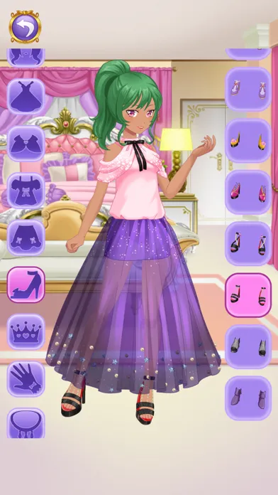 Tangkapan layar Dress Up - Anime Avatar