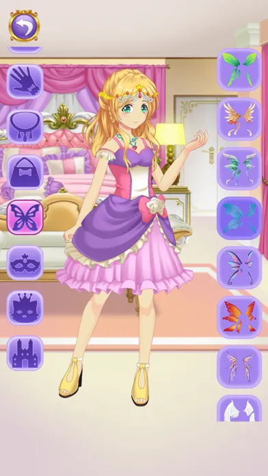 Tangkapan layar Dress Up - Anime Avatar