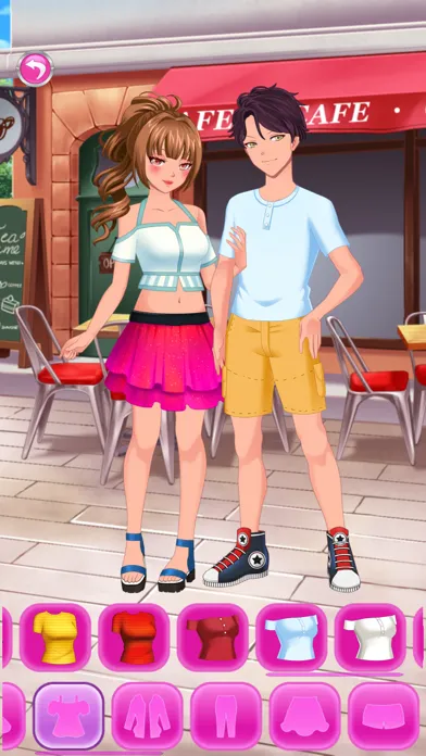 Tangkapan layar Dress Up - Anime Avatar