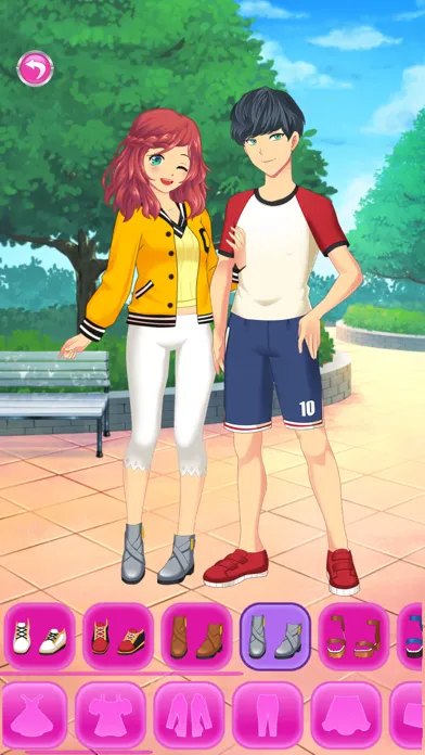 Tangkapan layar Dress Up - Anime Avatar