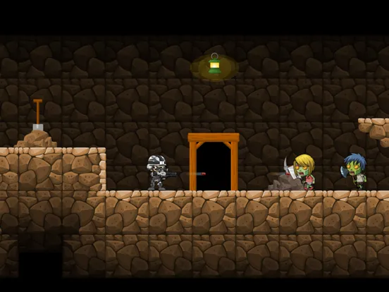 Capturas de tela do Zombies 2D: Run & Gun iPad 