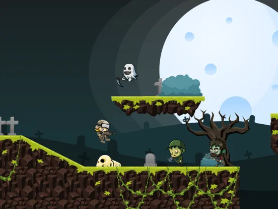 Capturas de tela do Zombies 2D: Run & Gun iPad 
