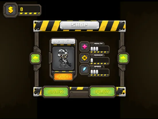 Capturas de tela do Zombies 2D: Run & Gun iPad 