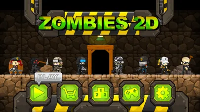 Capturas de tela do Zombies 2D: Run & Gun